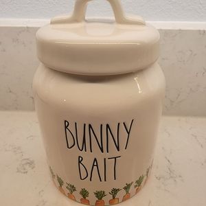 Rae Dunn BUNNY BAIT Canister